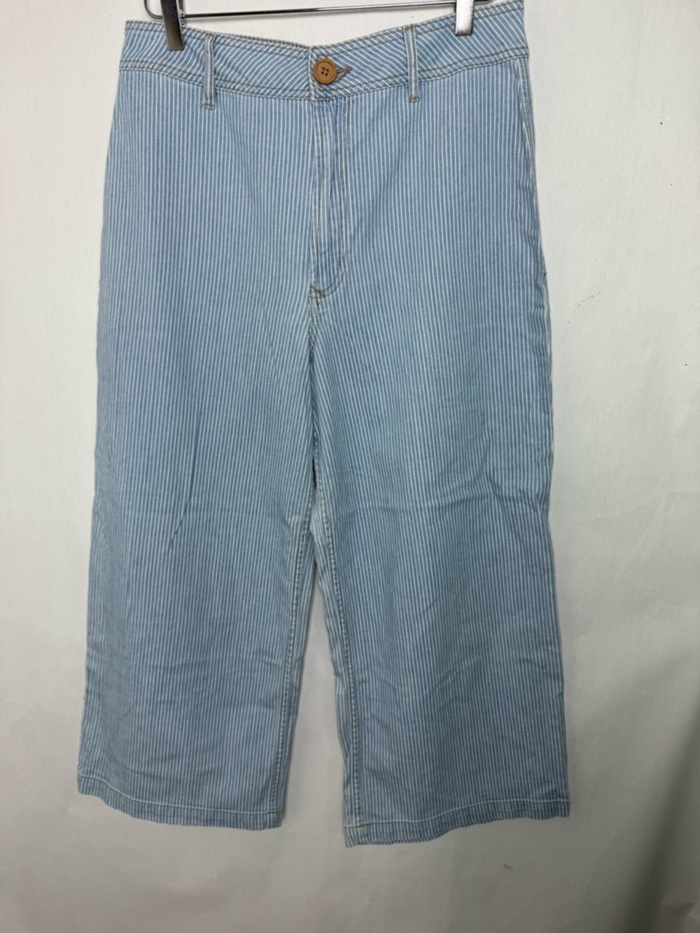 Dear John Audrey Jeans Wide Leg Crop Pockets Sz 30